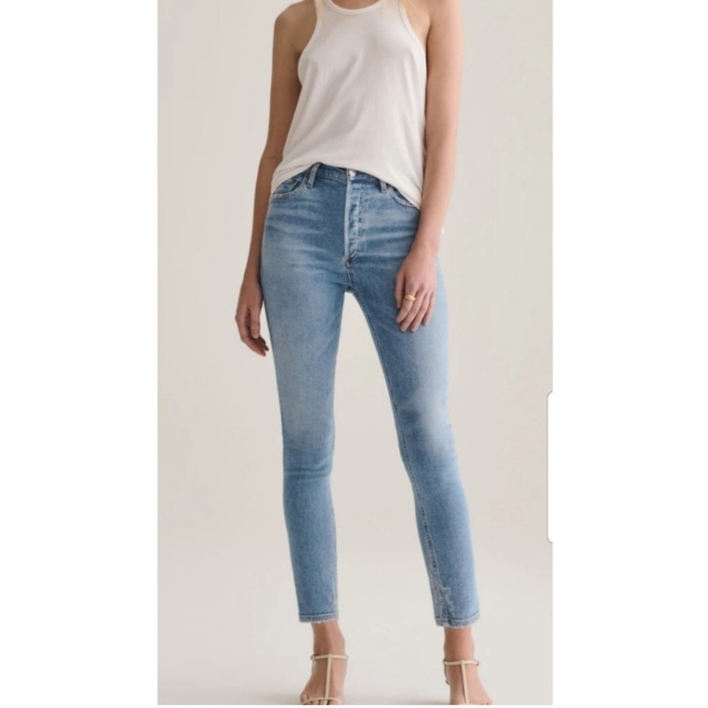 Agolde nico high rise slim fit jeans